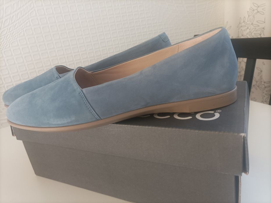 Buty Ecco Incise enchant baleriny czółenka półbuty