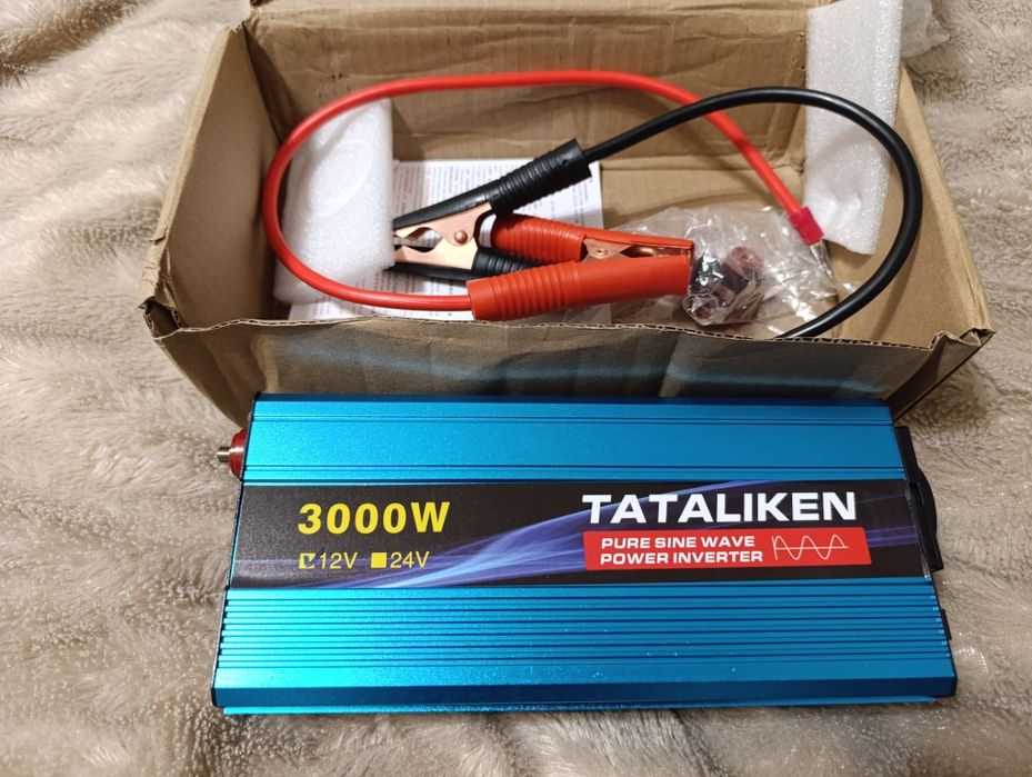 Інвентор TATALIKEN  3000W, 2200W, 2000W  12V,  чистий синус