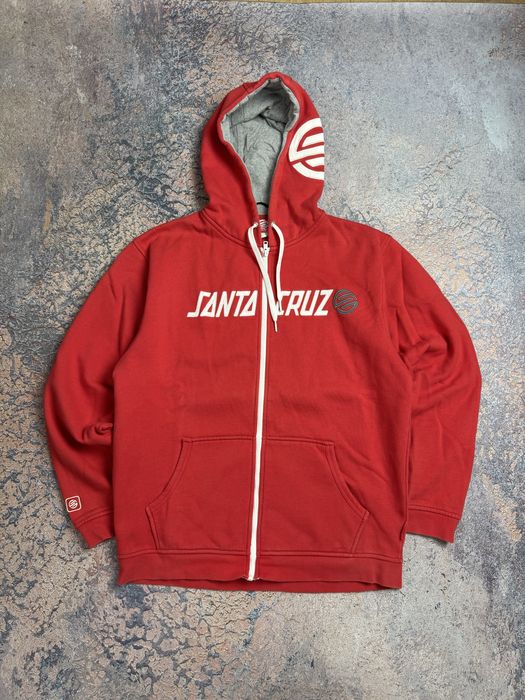 Вінтажна зіпка Santa Cruz зіп худі Розмрі М Sk8 y2k hip hop