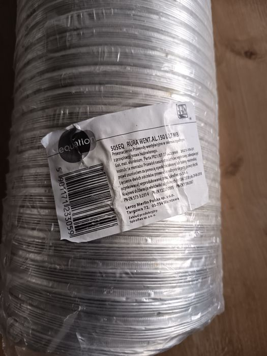 Rura spiro aluminiowa fi 150