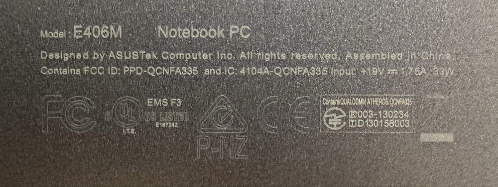 Faulty ASUS E406M Laptop – For Repair or Parts! Only €5064737773640321121