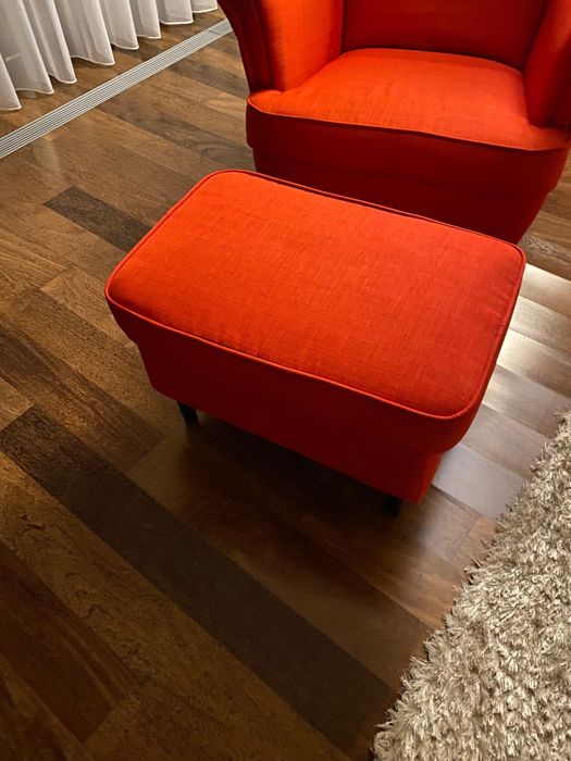 Cadeirão e repousa pés Ikea