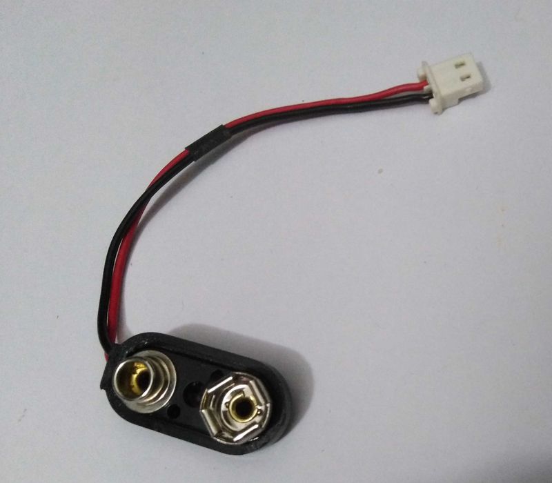 Conjunto de 6 suportes - conectores para pilhas. (Novos)