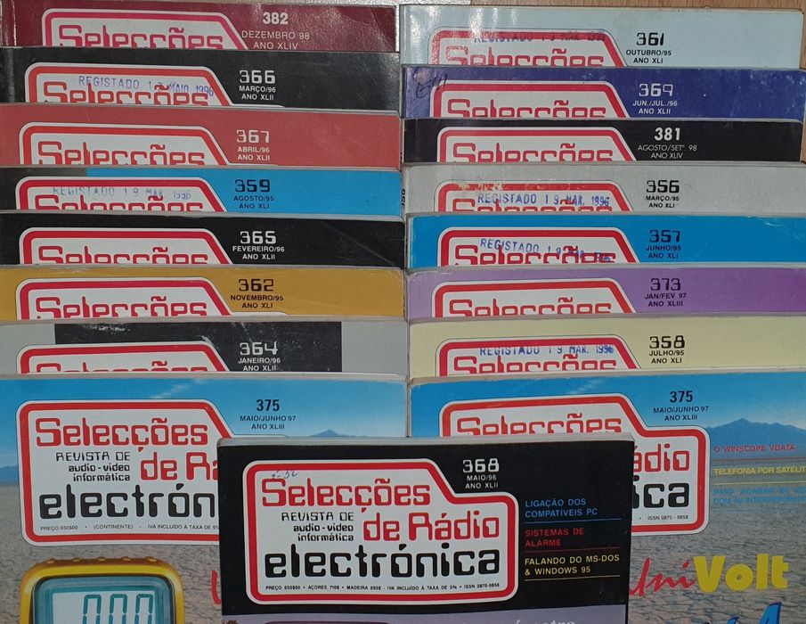17 Revistas Seleccoes de Radio Eletronica