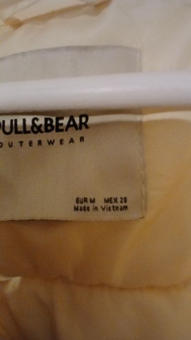 Blusao de penas da pull and bear S