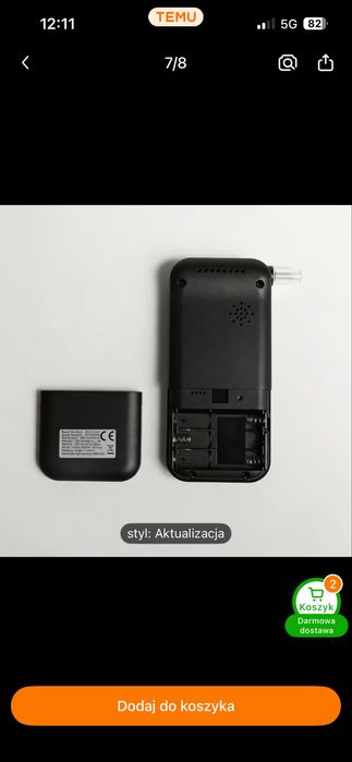 Alkomat do sprawdzania trzeźwości / Nowy