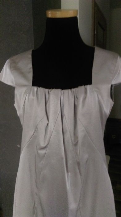 srebrna sukienka xl - 42/44