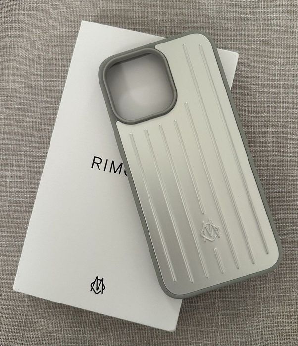 Чохол Rimowa на iPhone 13 pro max 13 pro алюміній титан металевий