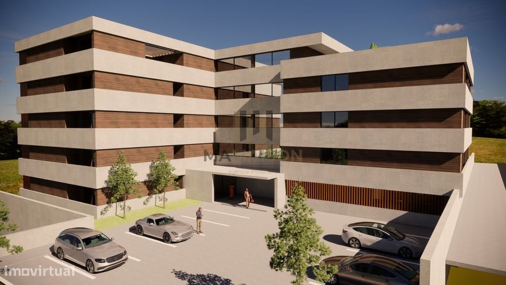 T1 Novo / Condomínio Fechado / Centro Lamego