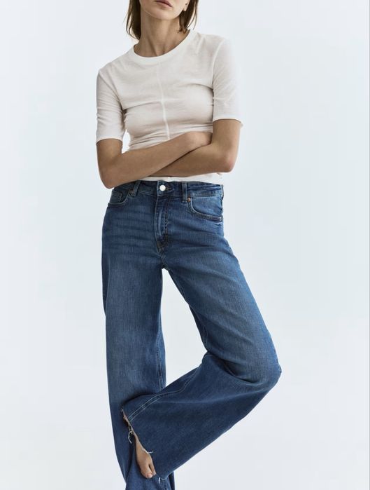 Джинси  wide leg Н&М