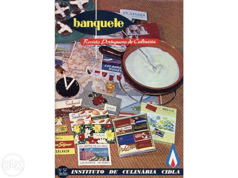 Livros e revistas culinária