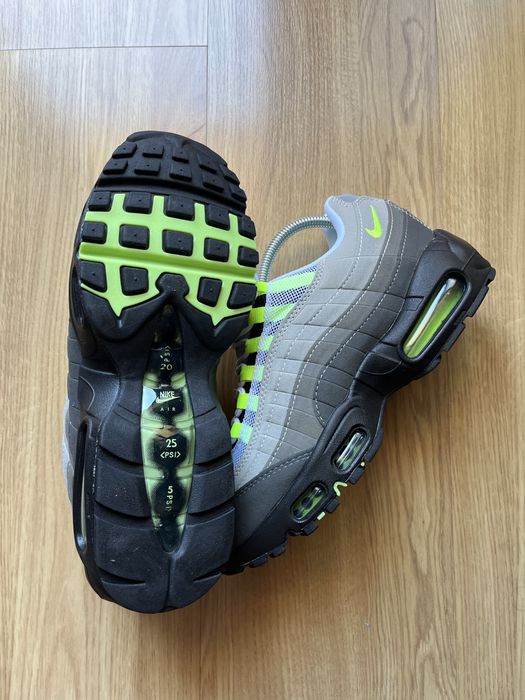 Nike Air Max 95 OG Neon Volt Black and Grey