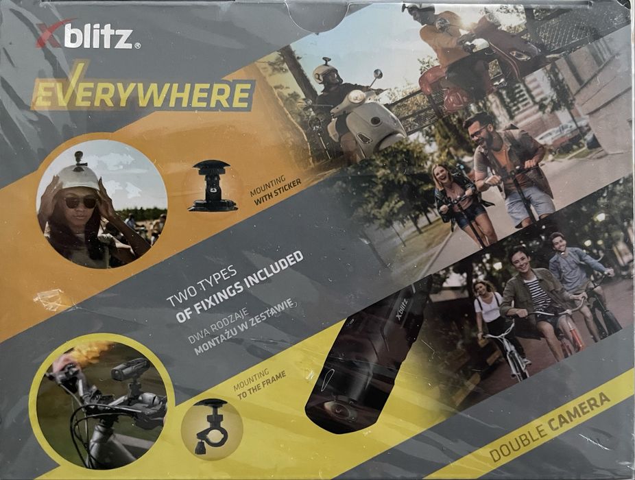 Xblitz Double Camera IPX6 nowa