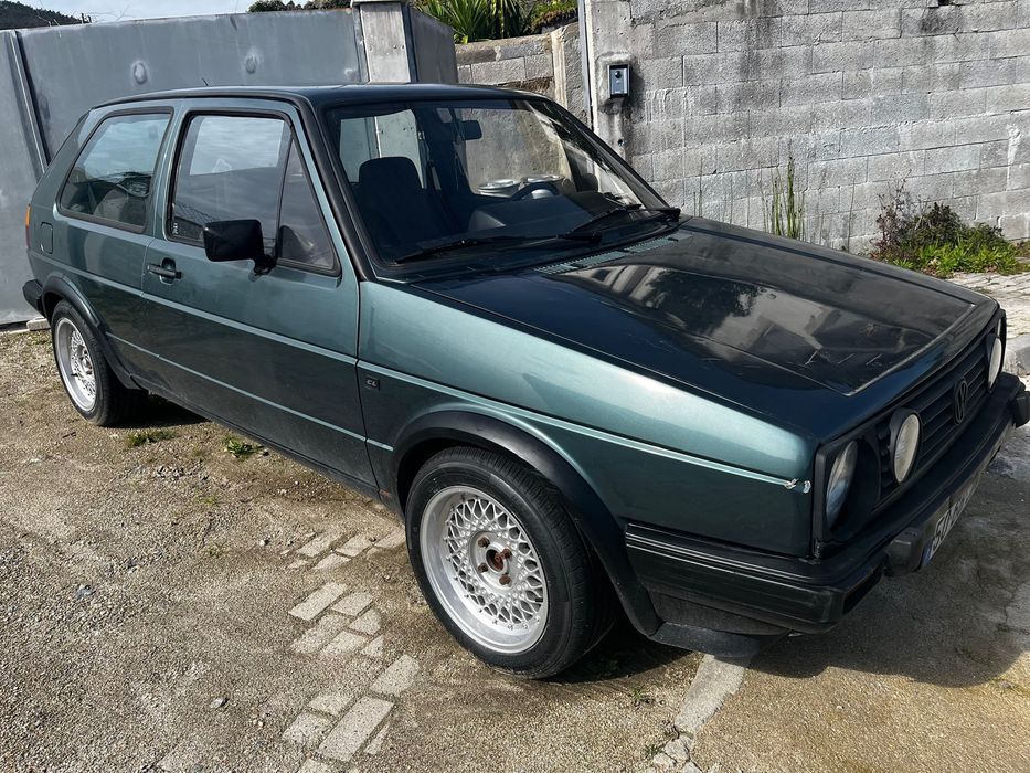 Golf 2 GTD jantes Rial Mahle pneus novos.