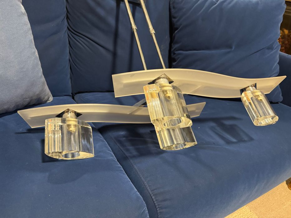 Candeeiro teto em vidro