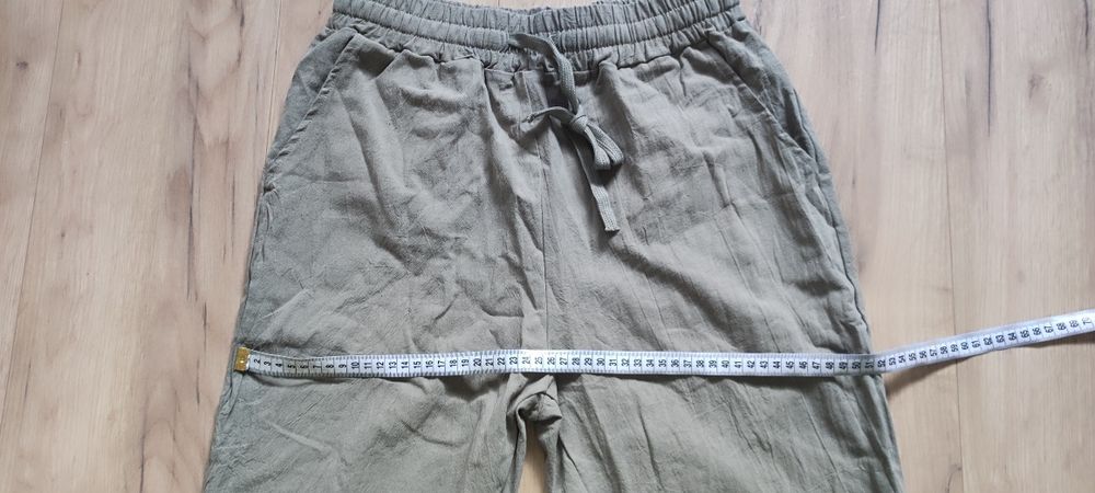 Spodnie męskie w kolorze khaki, rozmiar S