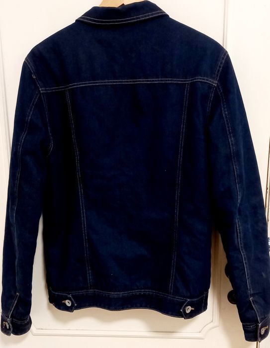 Blusão de ganga com forrado