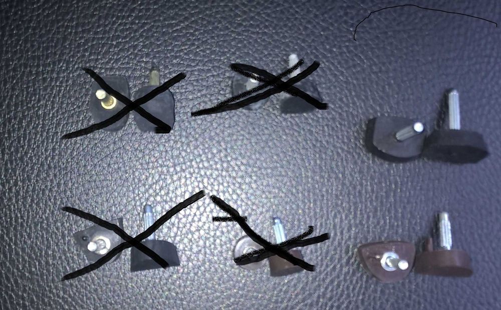 Fleki do butów brąz, czarny