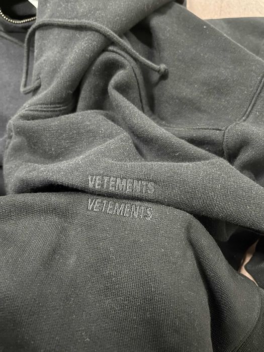Vetements Shut UP Zip Hoodie