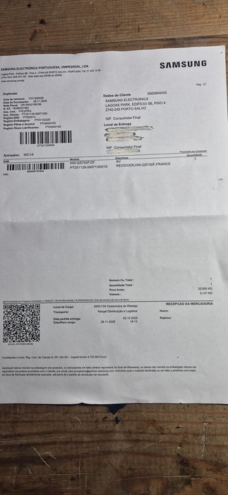 Soundbar Samsung HW-QS700F ZF (nova)