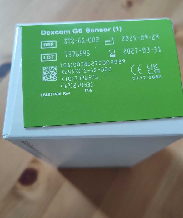 Sensor G6 Dexcom