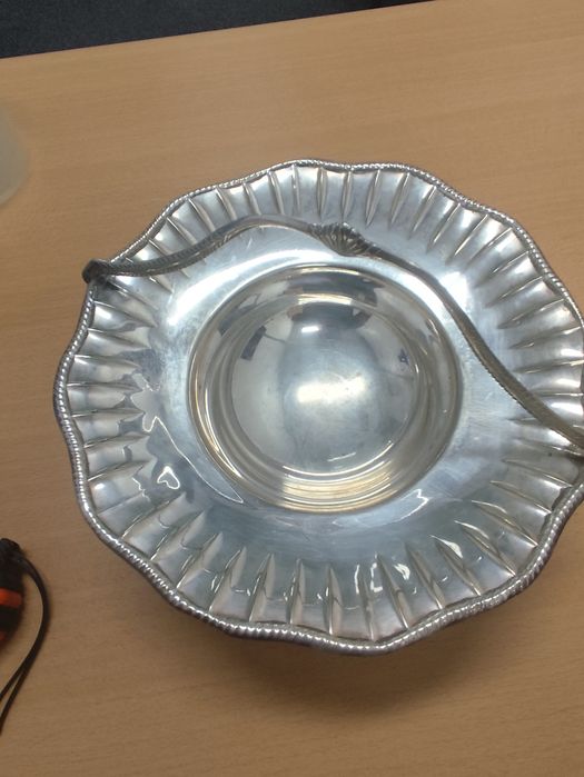 Cesta para pão banho de Prata