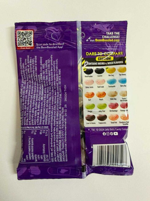 Цукерки  Bean Boozled  20 смаків— 7th ed. 54 грам