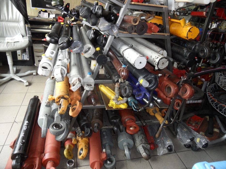 Siłownik hydrauliczny do łuparki rębak prasa podpora