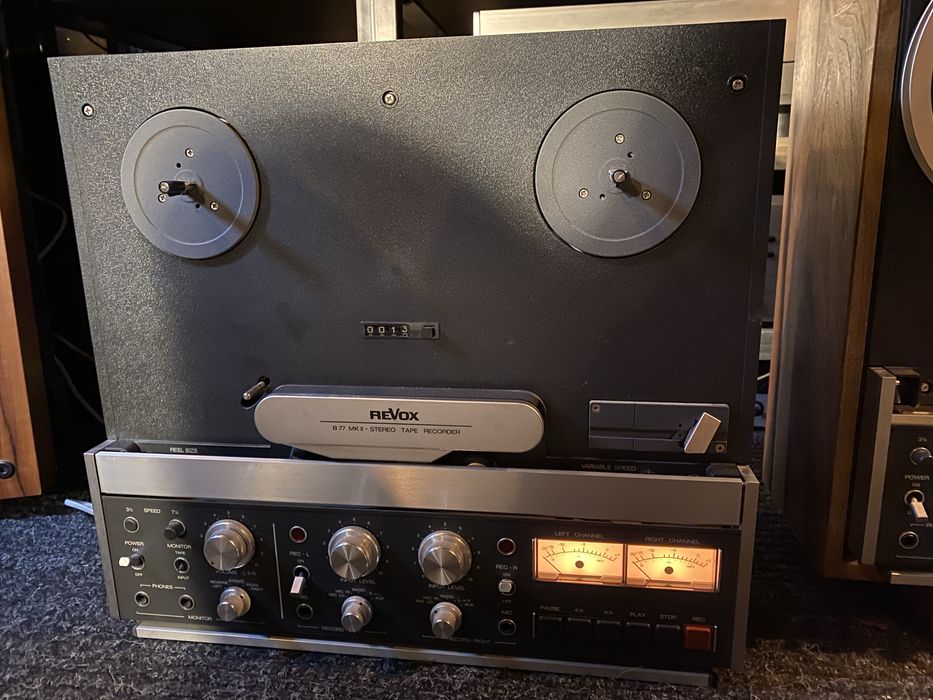 Revox B77 MKll 4Track, magnetofon import 25’, wizualny stan bdb.