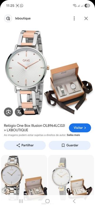 Relógio One e assessórios