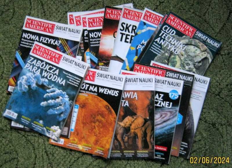 Scientific American / Świat nauki rocznik do wyboru