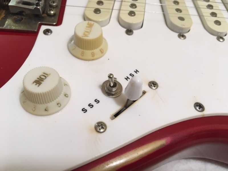 Guitarra nova JMS strat SSS-HSH relic com garantia