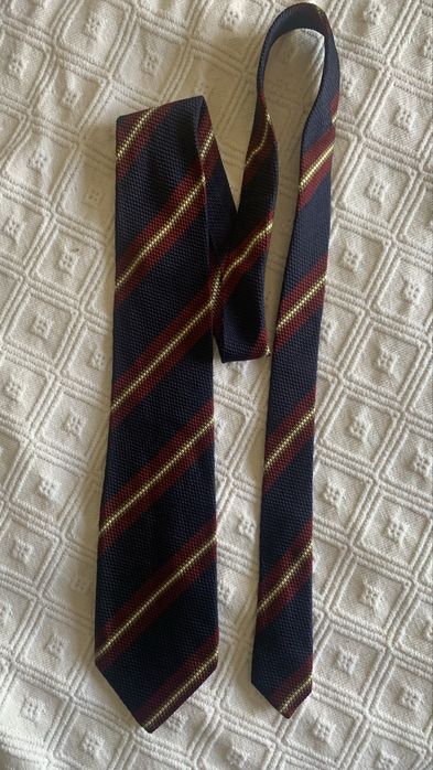 Gravata vintage 100% poliester Massimo Dutti