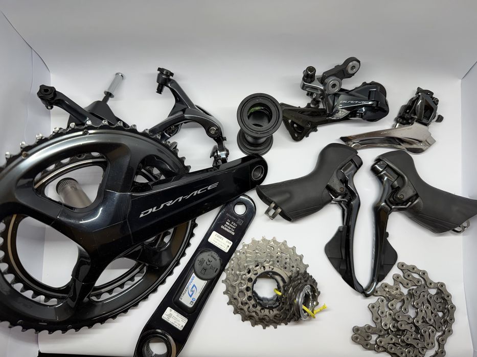 Shimano Dura‑Ace 9100 – kompletna grupa + pomiar mocy – top stan