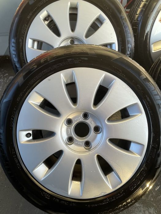 Felgi aluminiowe z oponami, 16, 5x112 vw, seat, audi skoda