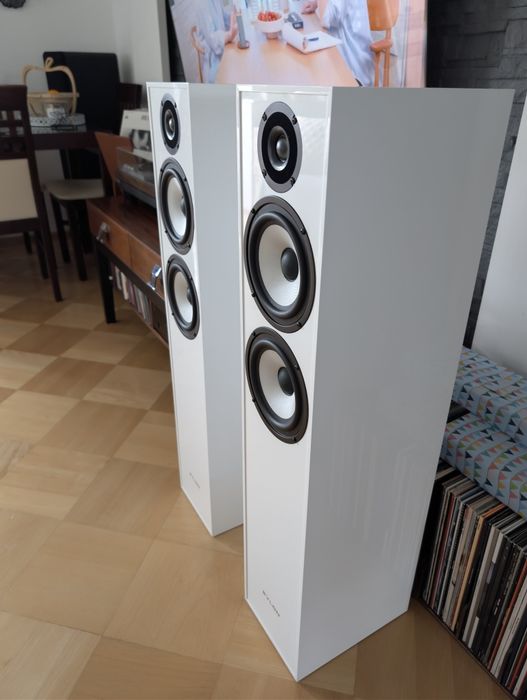 Kolumny Podłogowe Pylon Audio Pearl 25 | Biała Perła | Stan Idealny, Gwarancja..