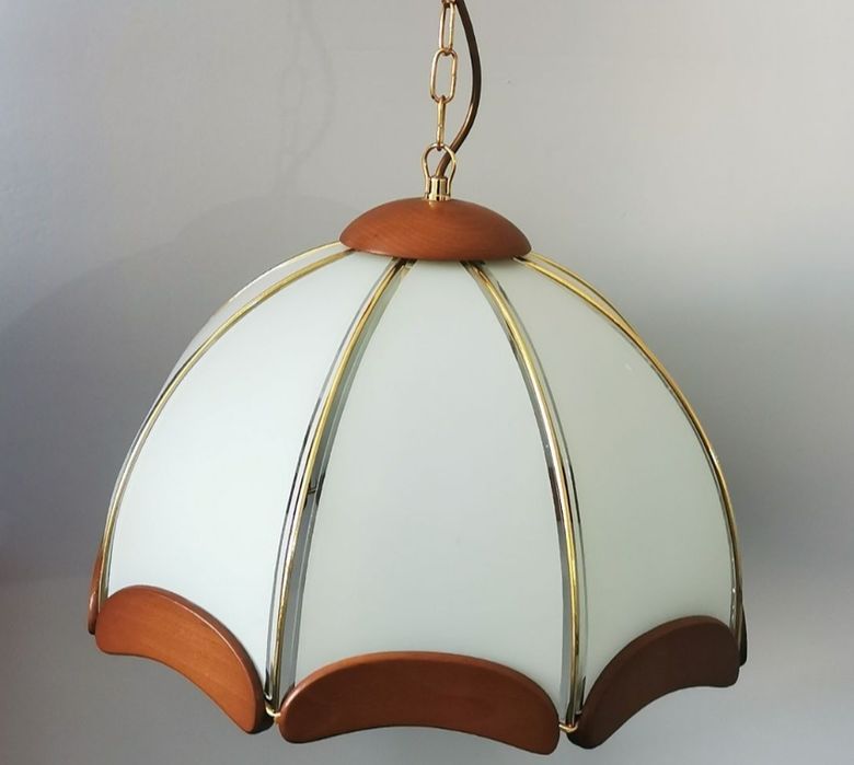 Lampa sufitowa szklana