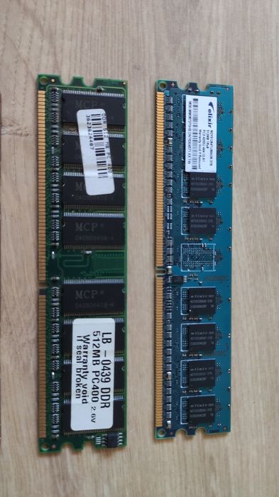 Memórias 512mb a 1Gb desktop e portáteis