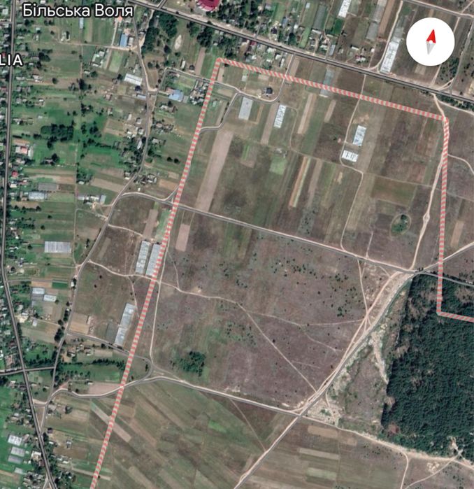 Земельні ділянки СГП с. Більска Воля