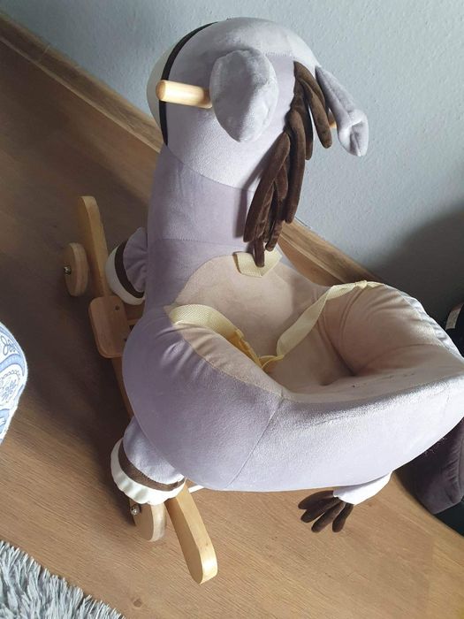 Duży interaktywny bujak jeździk 3 w 1 osiołek marki kidsee