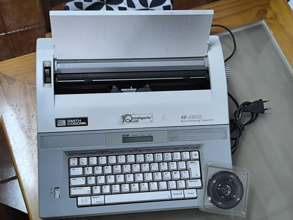 máquina de escrever