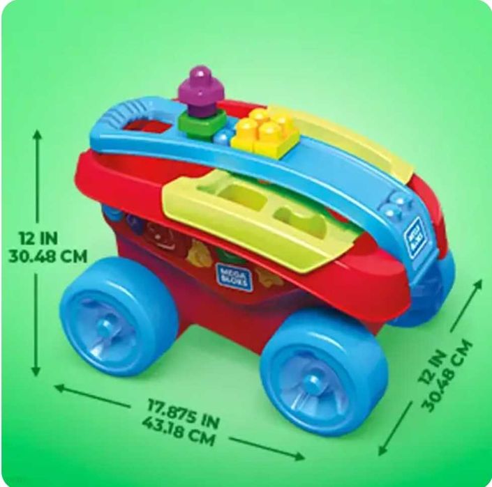 Сортер візок Mega Bloks (FVJ47) з фігурками і вантажівкою