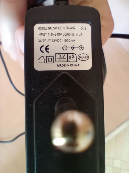 Блок питания импульсный 12V 1А, штекер 5.5*2.1мм