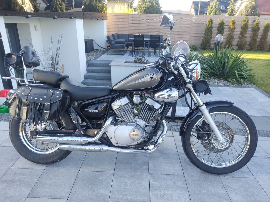 Yamaha Virago 125 ubrana oparcie sakwy piornik shadow Intruder maraude