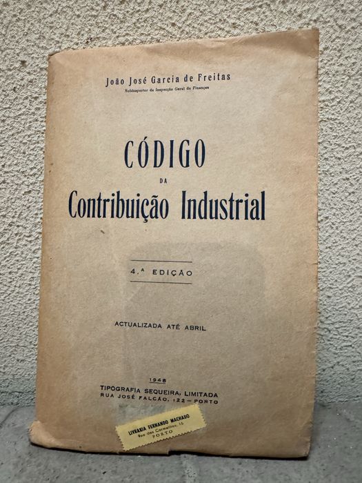 Código da Contribuição Industrial de 1948 de João José Garcia de Freitas