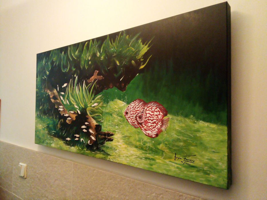 Quadro em tela 100*50 Novo