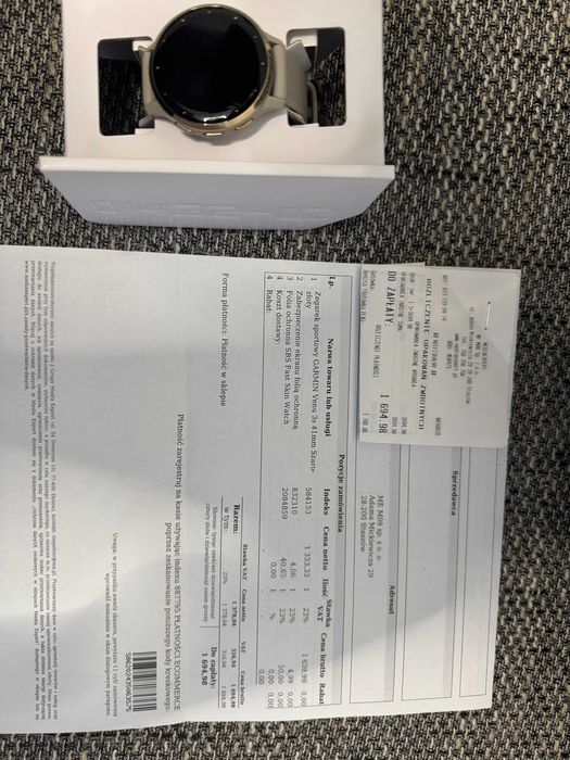 Garmin Venus 3S 41mm Szaro-złoty