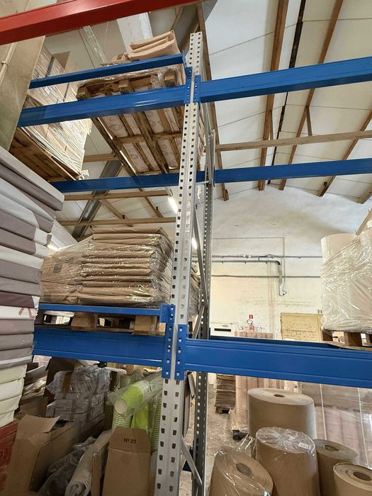 SPRZEDAM atestowane REGAŁY MAGAZYNOWE 92 miejsca paletowe