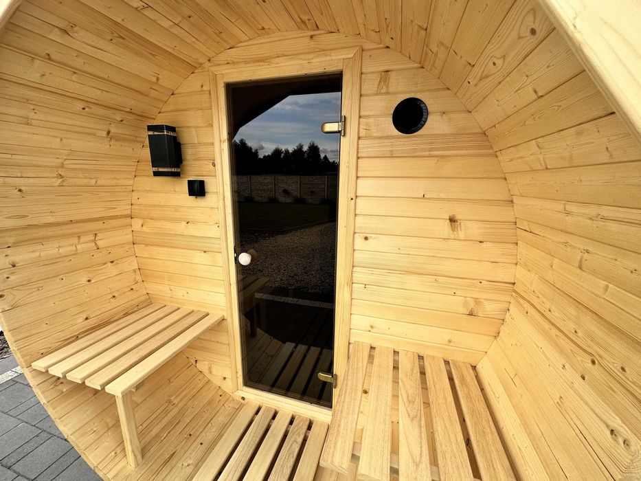 Sauna Ogrodowa Beczka do samodzielnego montażu złożenia - materiał