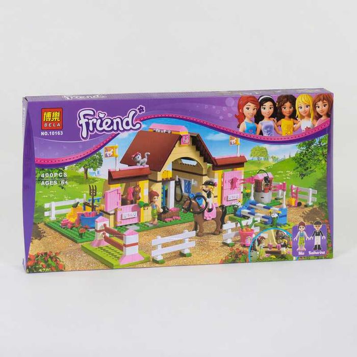 Конструктор Bela Friends  "Городские конюшни", 400 дет., в коробке
